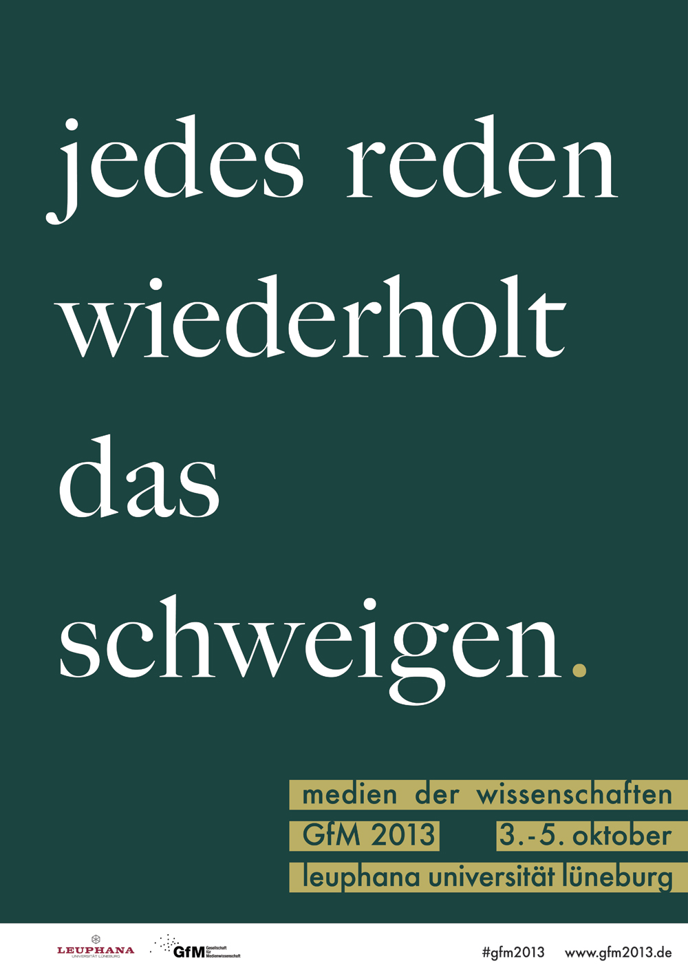 Plakat Jahrestagung 2013 Luhmann