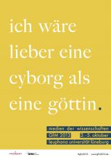 Plakat Jahrestagung 2013 Medien der Wissenschaften